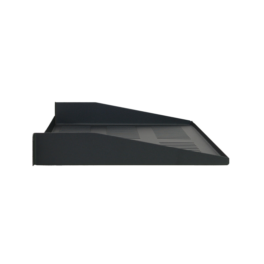 QUEST BV-1013 Bandeja 1-RU 19"x 265mm ventilada, soporta 8 Kgs.
