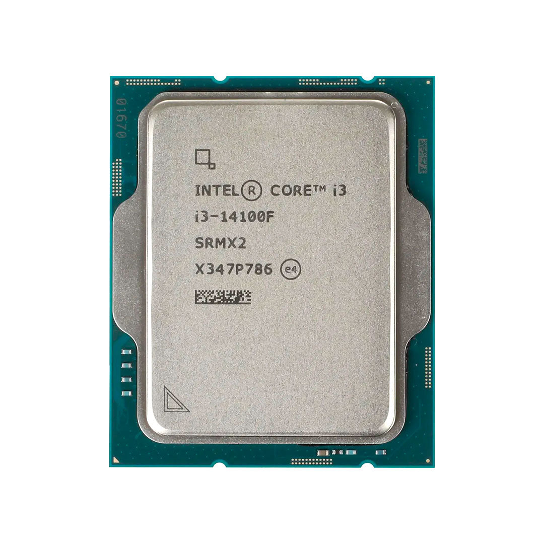 INTEL Core i3-14100F Procesador 4.7GHz 12MB LGA1700 110W BX8071514100F