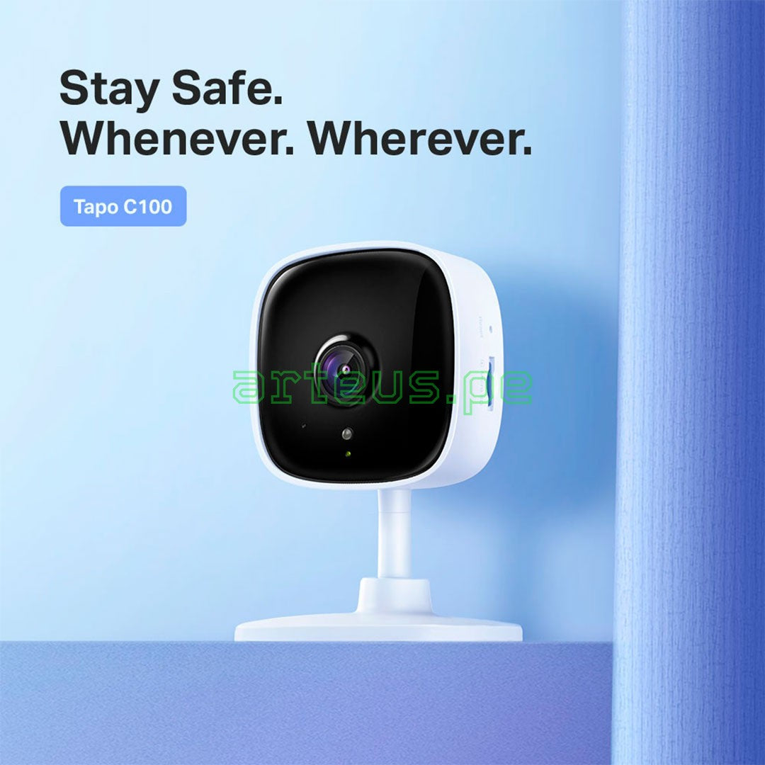 TP-LINK Tapo C100 Cámara de Seguridad WIFI 2MP Inteligente