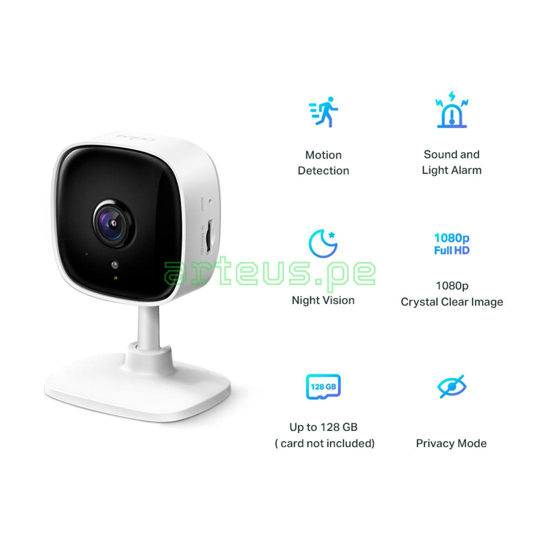 TP-LINK Tapo C100 Cámara de Seguridad WIFI 2MP Inteligente
