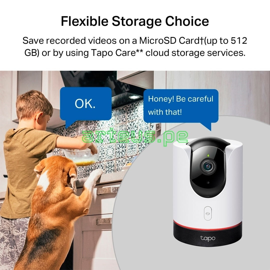 TP-LINK TAPO C225 Cámara de seguridad WIFI 4MP 2K 360º PT