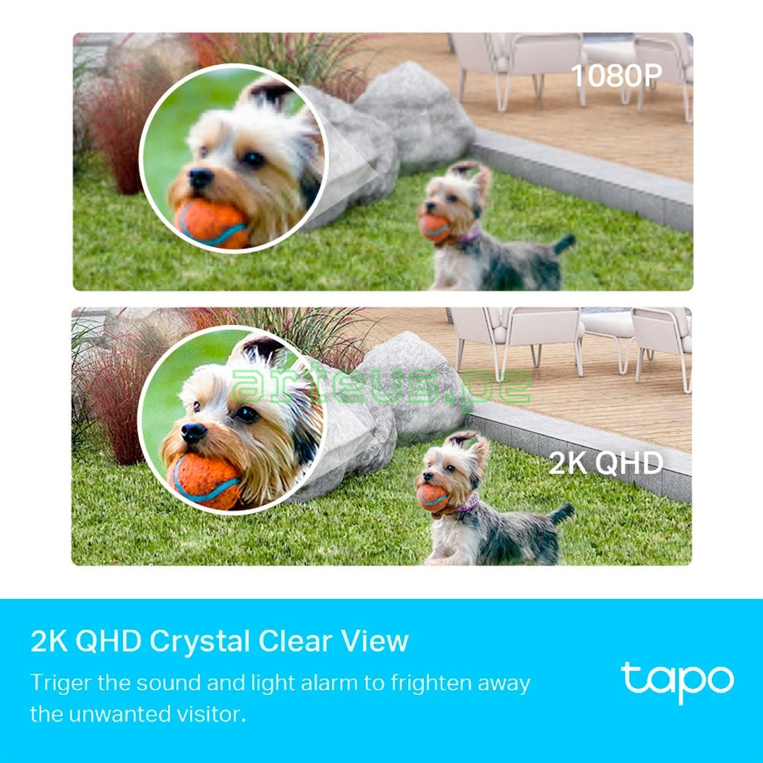 TP-LINK TAPO C420 Cámara de seguridad WIFI 2K con batería