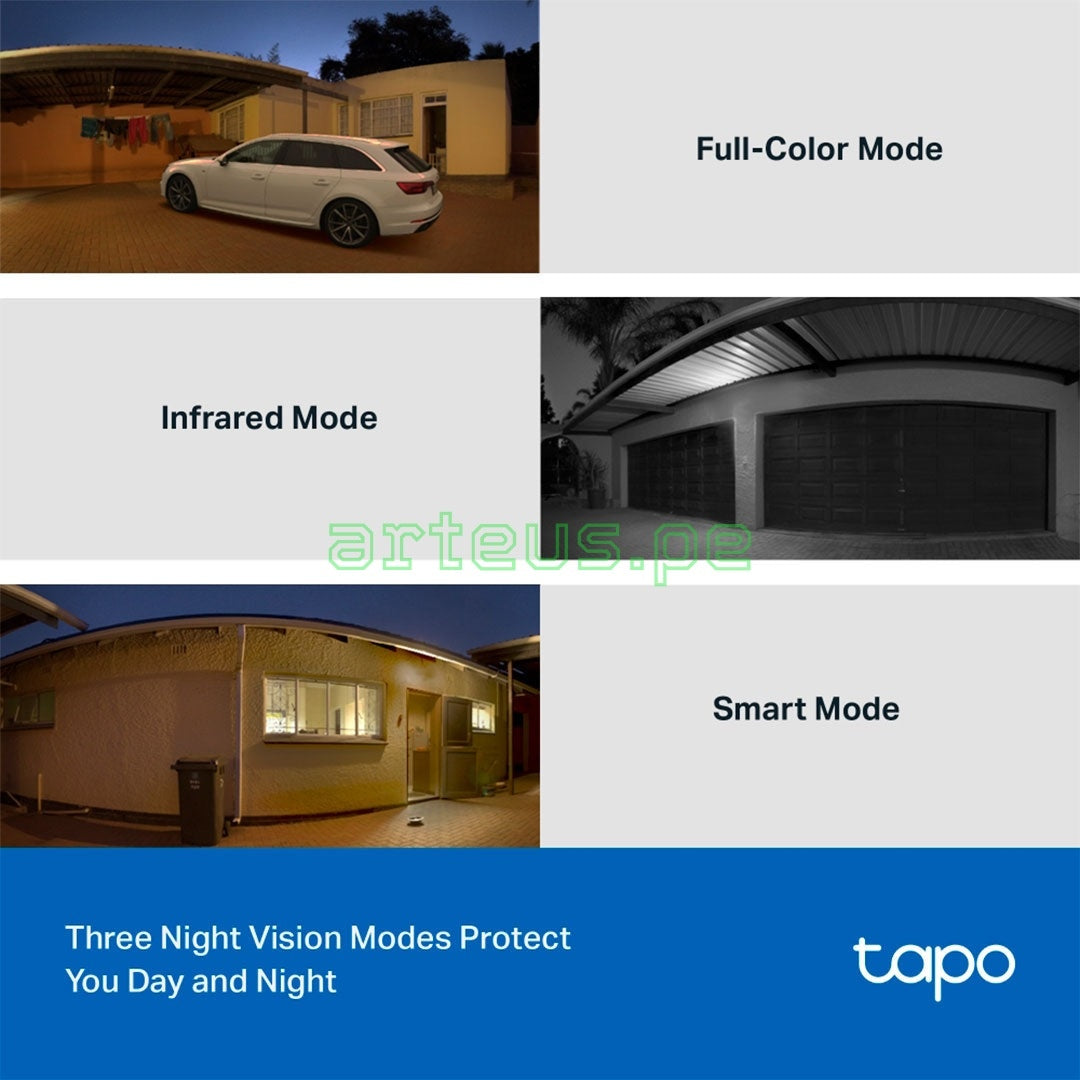TP-LINK TAPO C510W Cámara de seguridad WIF 2K 360º PT