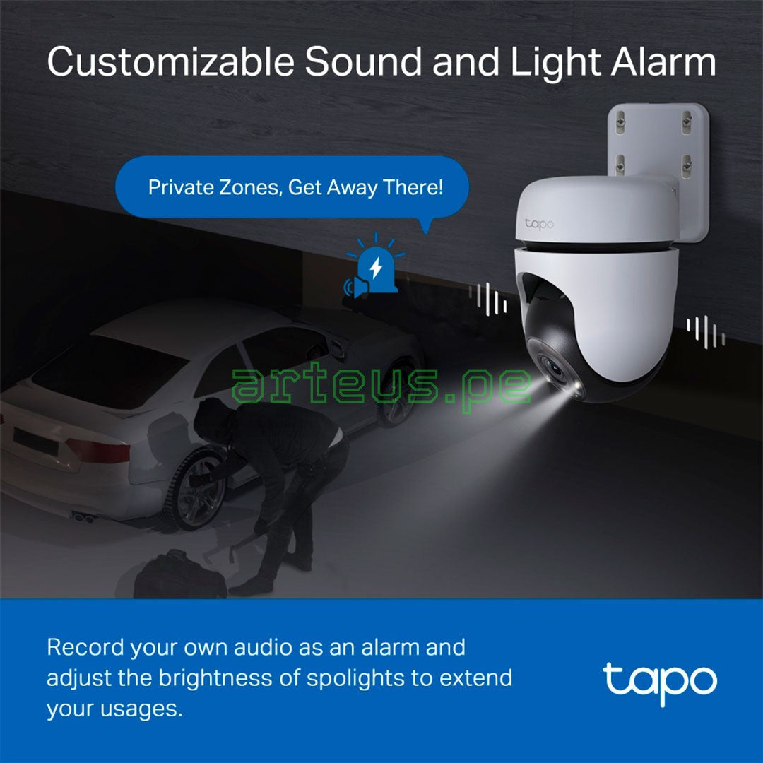 TP-LINK TAPO C510W Cámara de seguridad WIF 2K 360º PT