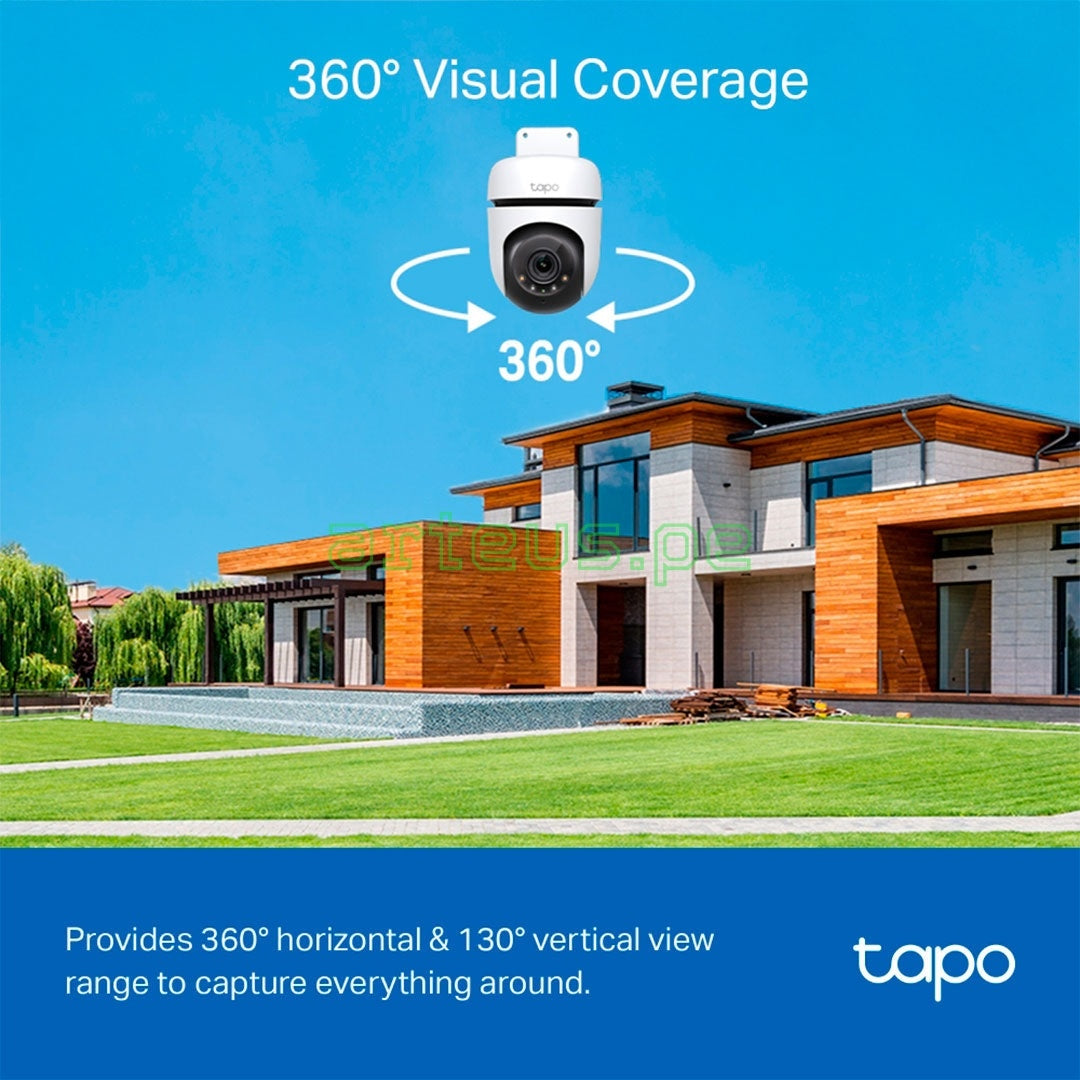 TP-LINK TAPO C510W Cámara de seguridad WIF 2K 360º PT