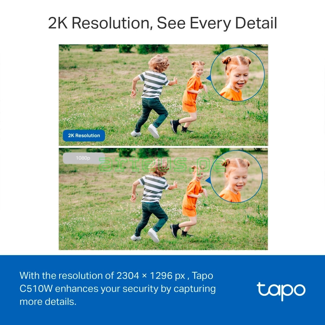 TP-LINK TAPO C510W Cámara de seguridad WIF 2K 360º PT