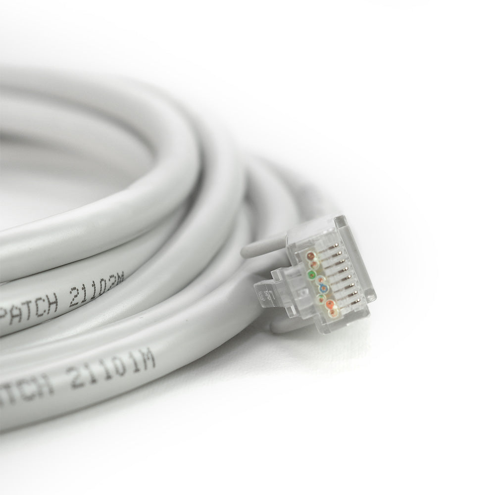 LINKBASIC CAA01-UC6-3-F Cable Patch Cord UTP Multfilar RJ45 Cat6 3mt Gris