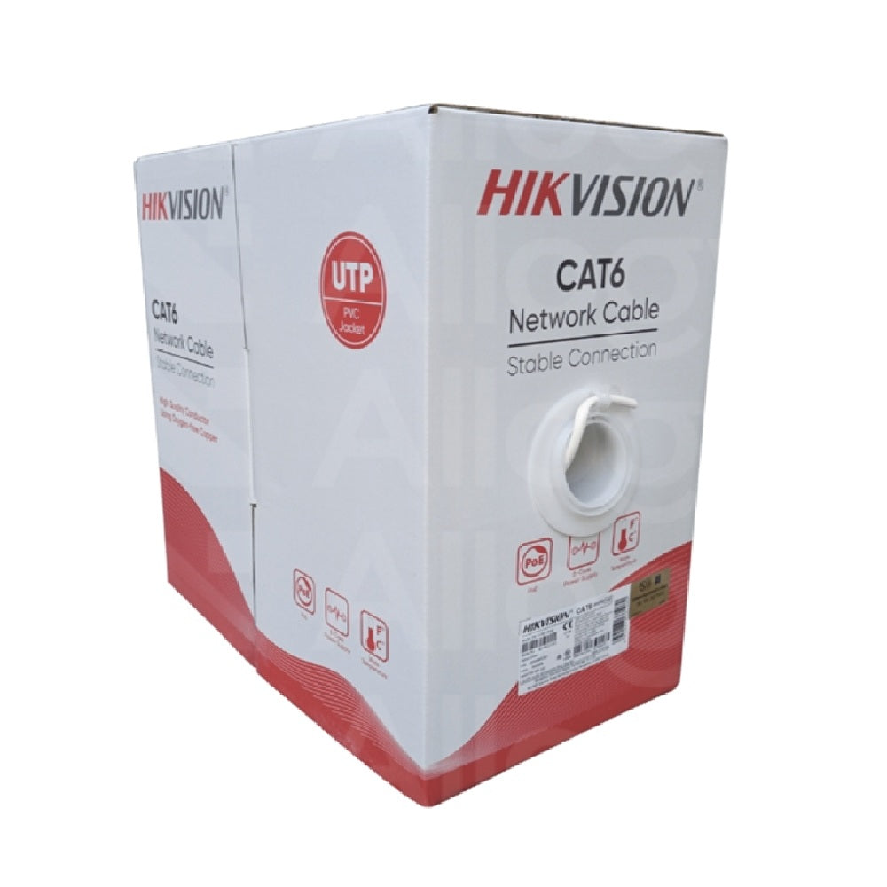 HIKVISION DS-1LN6-OUSPE Cable de Red UTP Cat6 Exterior Negro 305m