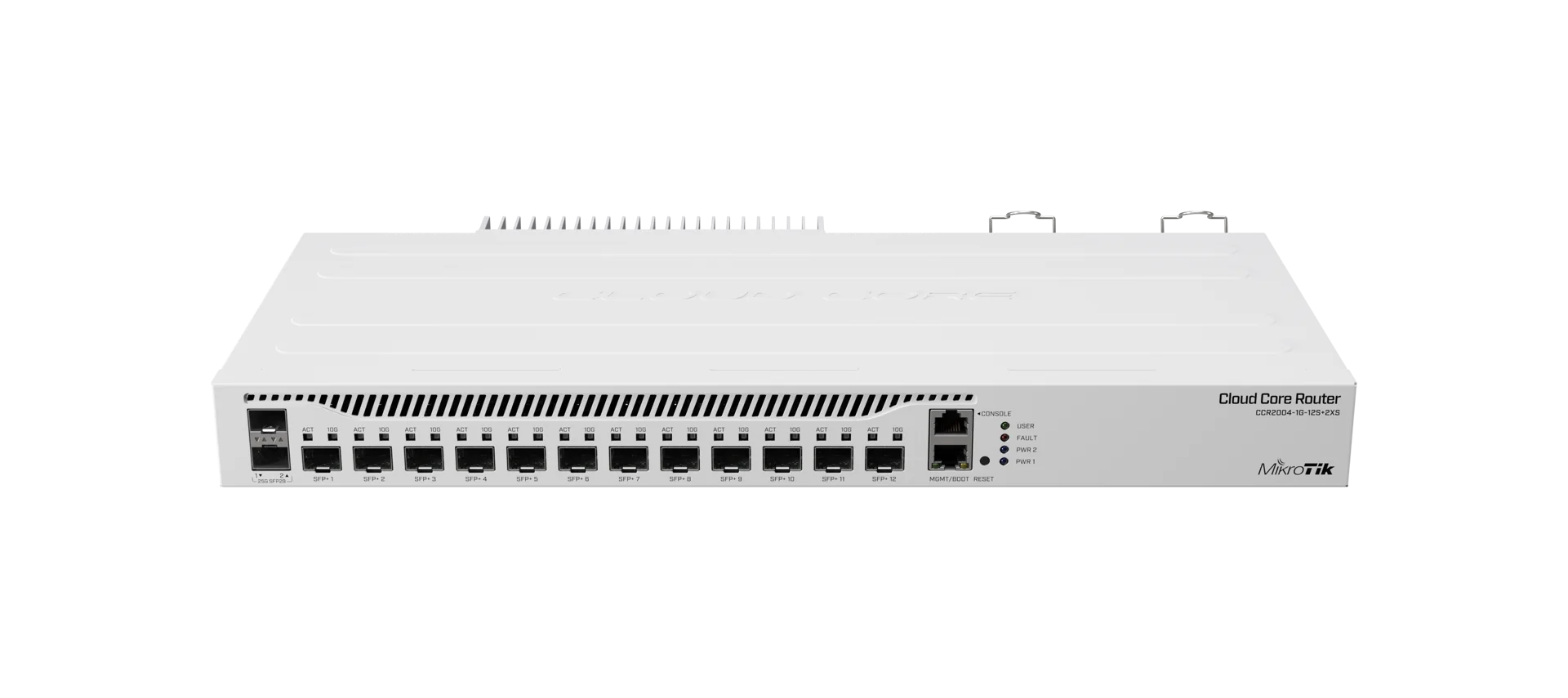 MIKROTIK CCR2004-1G-12S+2XS Router 12 Puertos SFP+ 2SFP28 Cloud Core ARM 1.7Ghz 4Gb Redundante