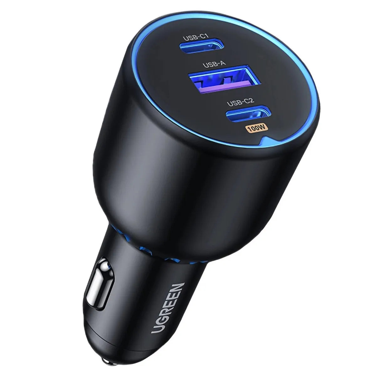 UGREEN CD293 90413 Cargador Carro 2x Usb-C 130W PD 100w iPhone S24