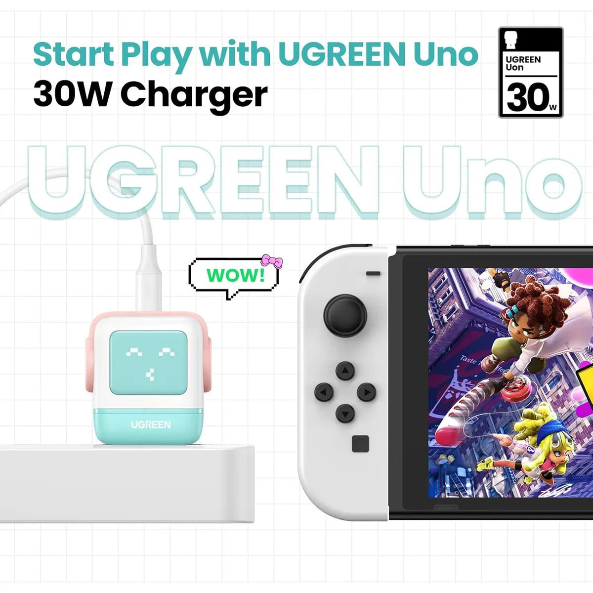 UGREEN CD359 45089 Cargador Nexode 30W USB-C PD GaN iPhone Samsung
