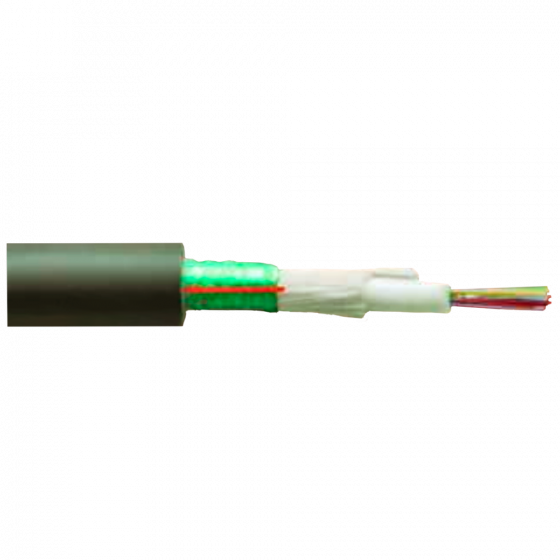 OPTRAL CFODST1012G652D Cable de Fibra Optica 12 Hilos OS2 Monomodo Armada - Por 100 Metros