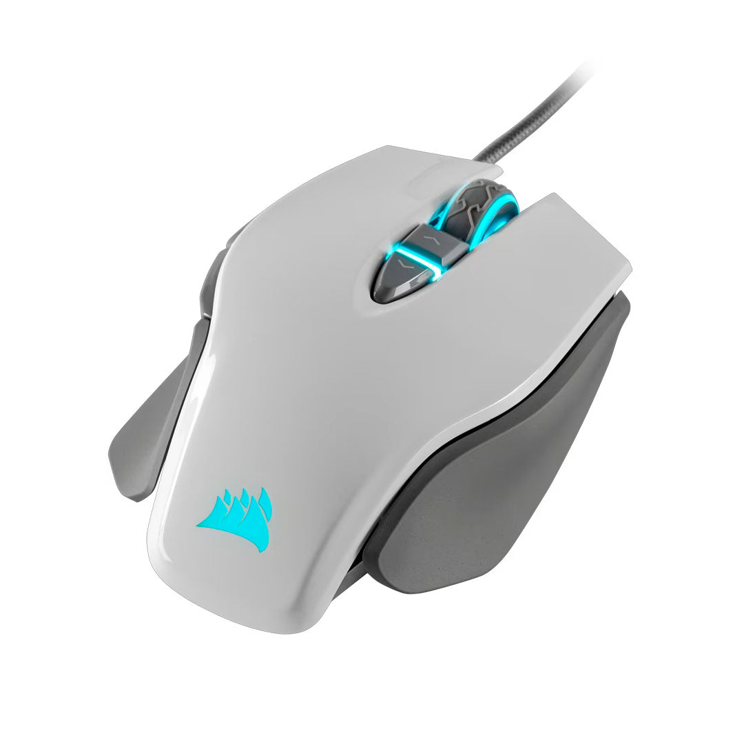 CORSAIR M65 RGB ELITE Mouse Gamer 18000DPI 8 botones Blanco