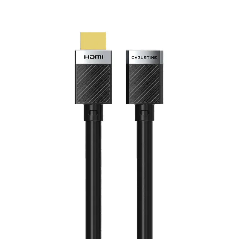 CABLETIME CH25J Cable Extensión HDMI 4K 60Hz Macho/Hembra 1.5m CT-HDMF4K-AG1.5