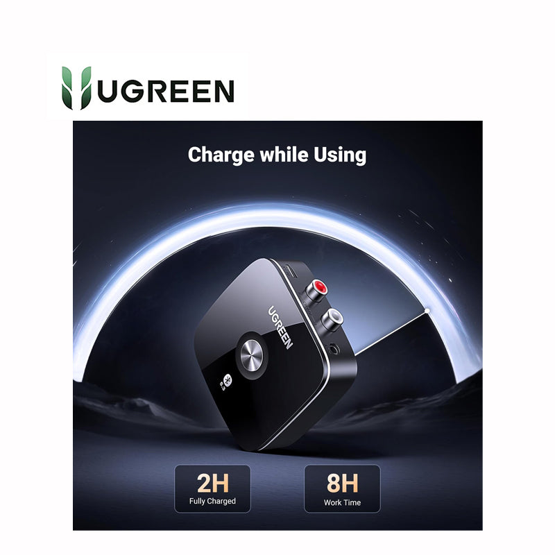 UGREEN CM106 40759P Receptor BT 5.1 Salidas RCA Jack 3.5mm