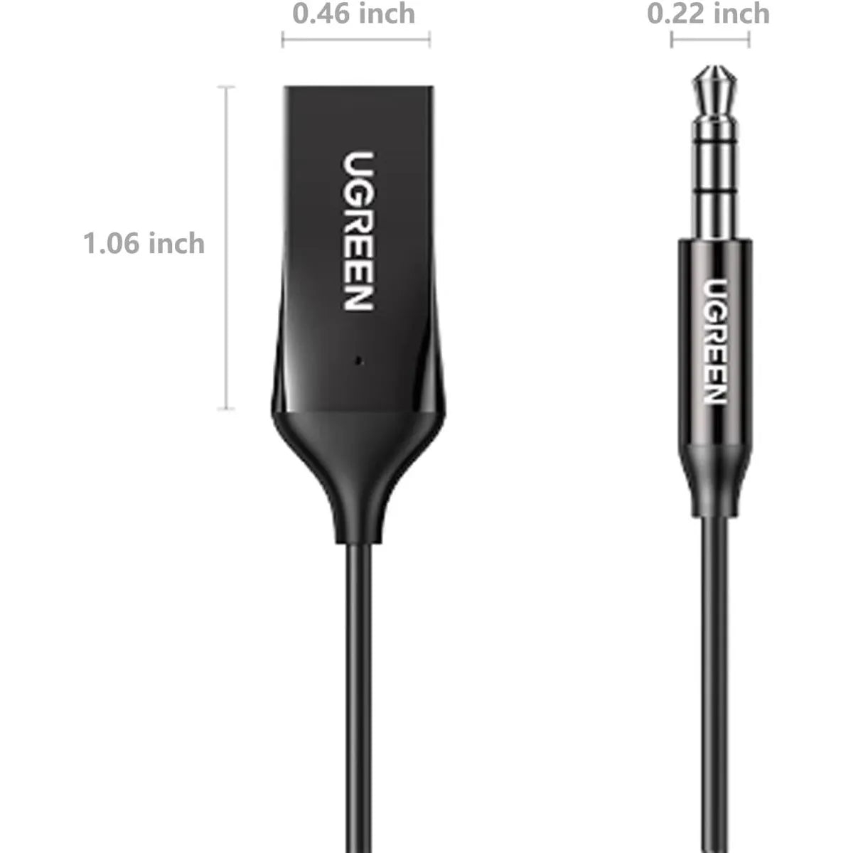 UGREEN CM309 70601 Adaptador Bluetooth 5.0 USB a 3.5mm Carro Speaker