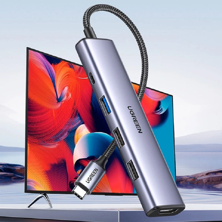 UGREEN CM478 15495 Adaptador HUB USB-C a HDMI 5 en 1