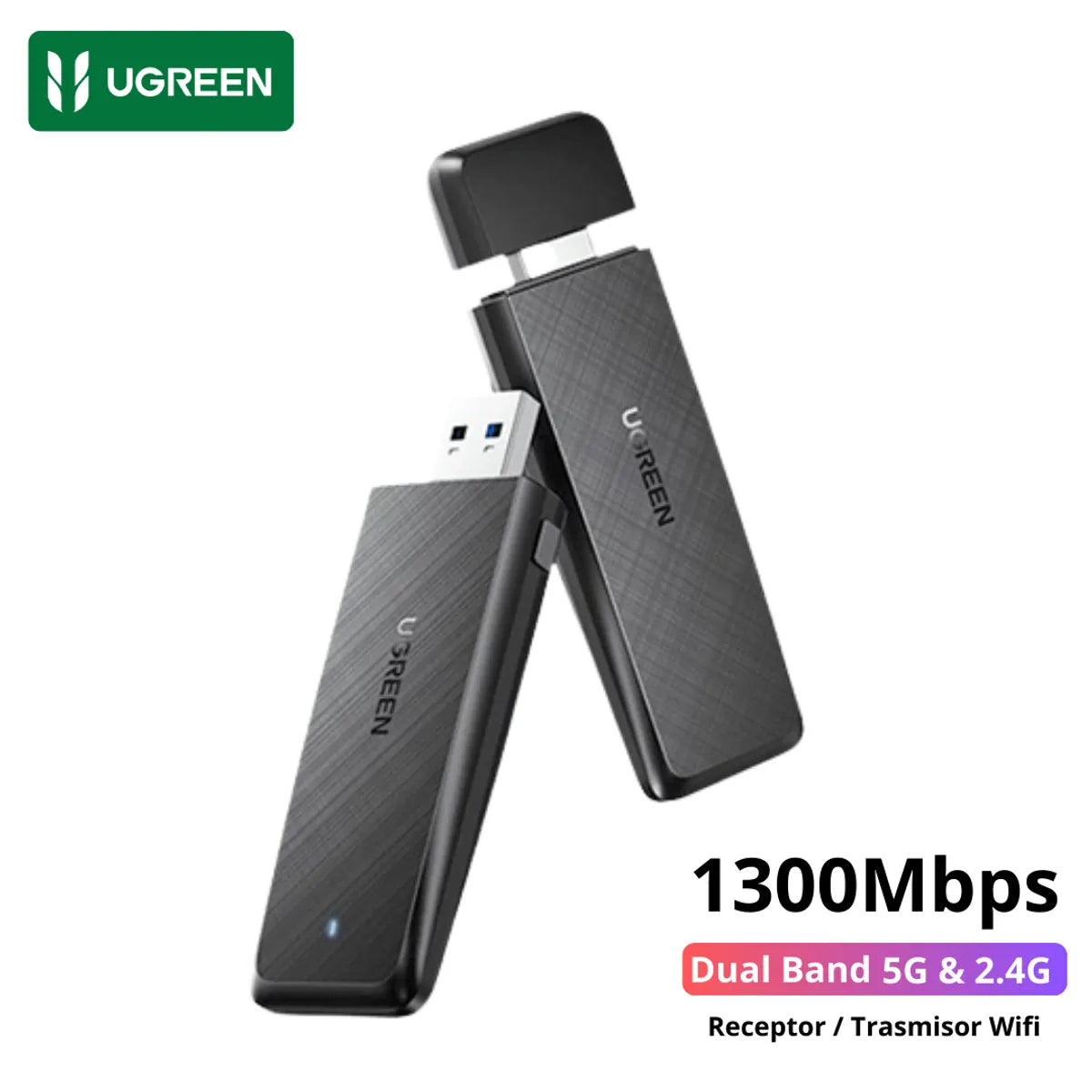 UGREEN CM492 50340 Adaptador USB WI-FI AC1300