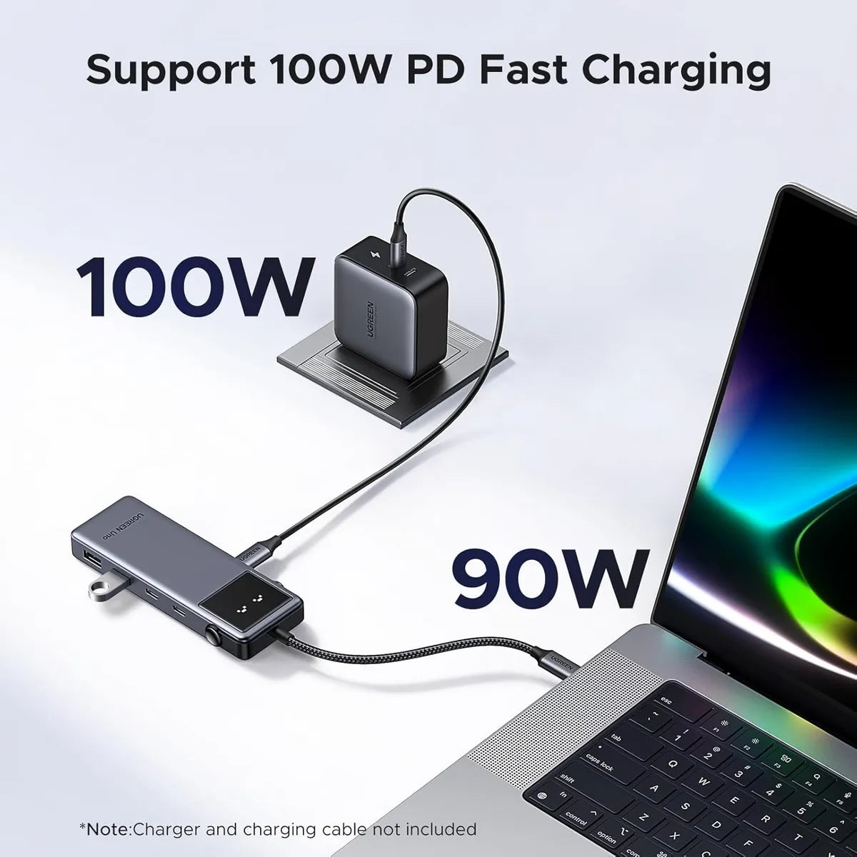 UGREEN CM888 35998  Hub USB-C 6 en 1 con HDMI 4K 60Hz y Puertos USB-A/C