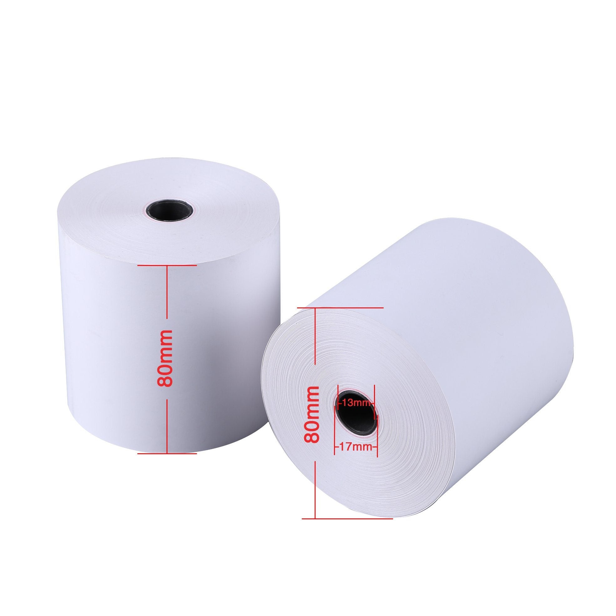 CONTOMETRO TERMICO 10-PACK 80x80mm 55G para Impresora Térmica de Facturación Electrónica