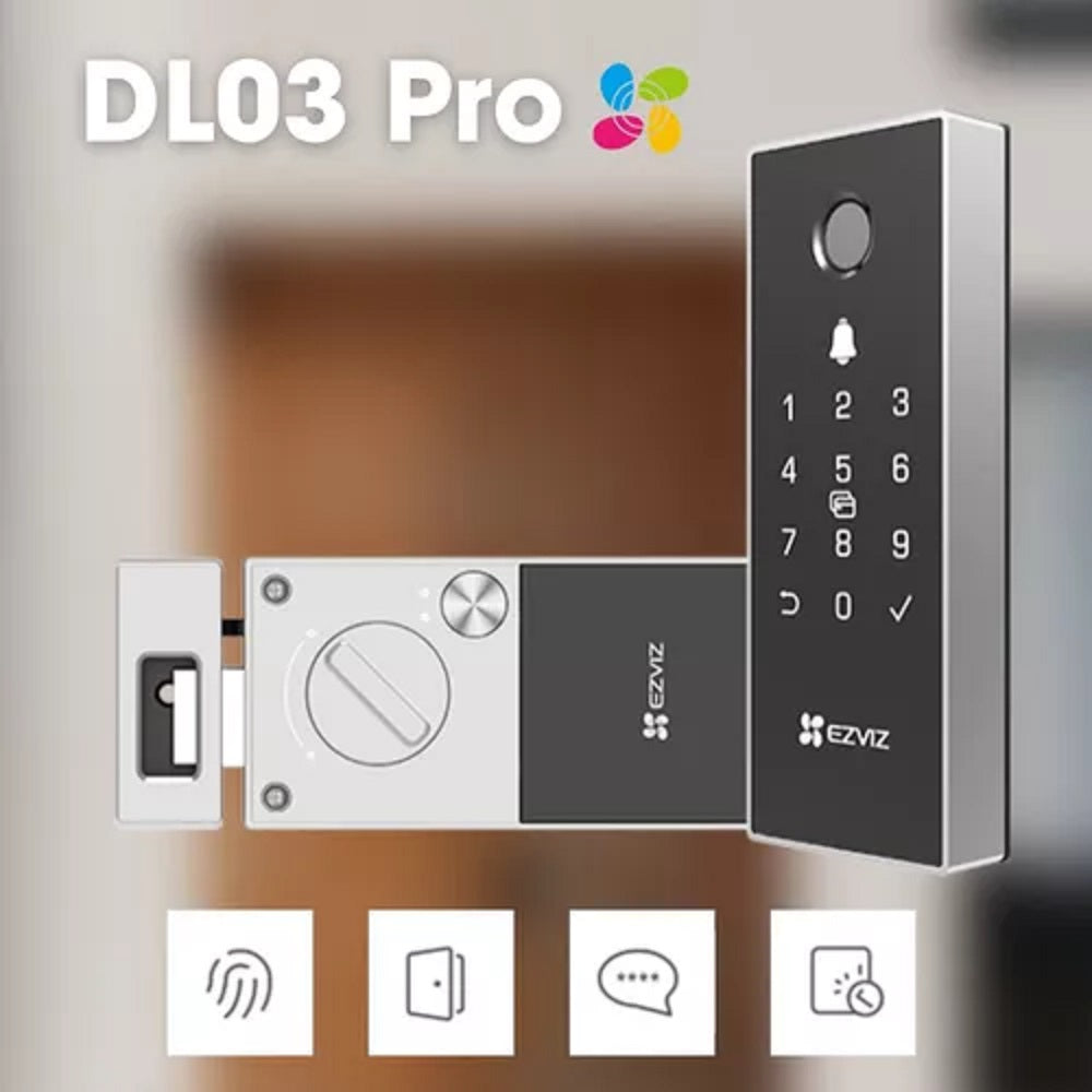 Ezviz Dl03 Pro Cerradura Inteligente Rim Lock Huella Wifi Bt
