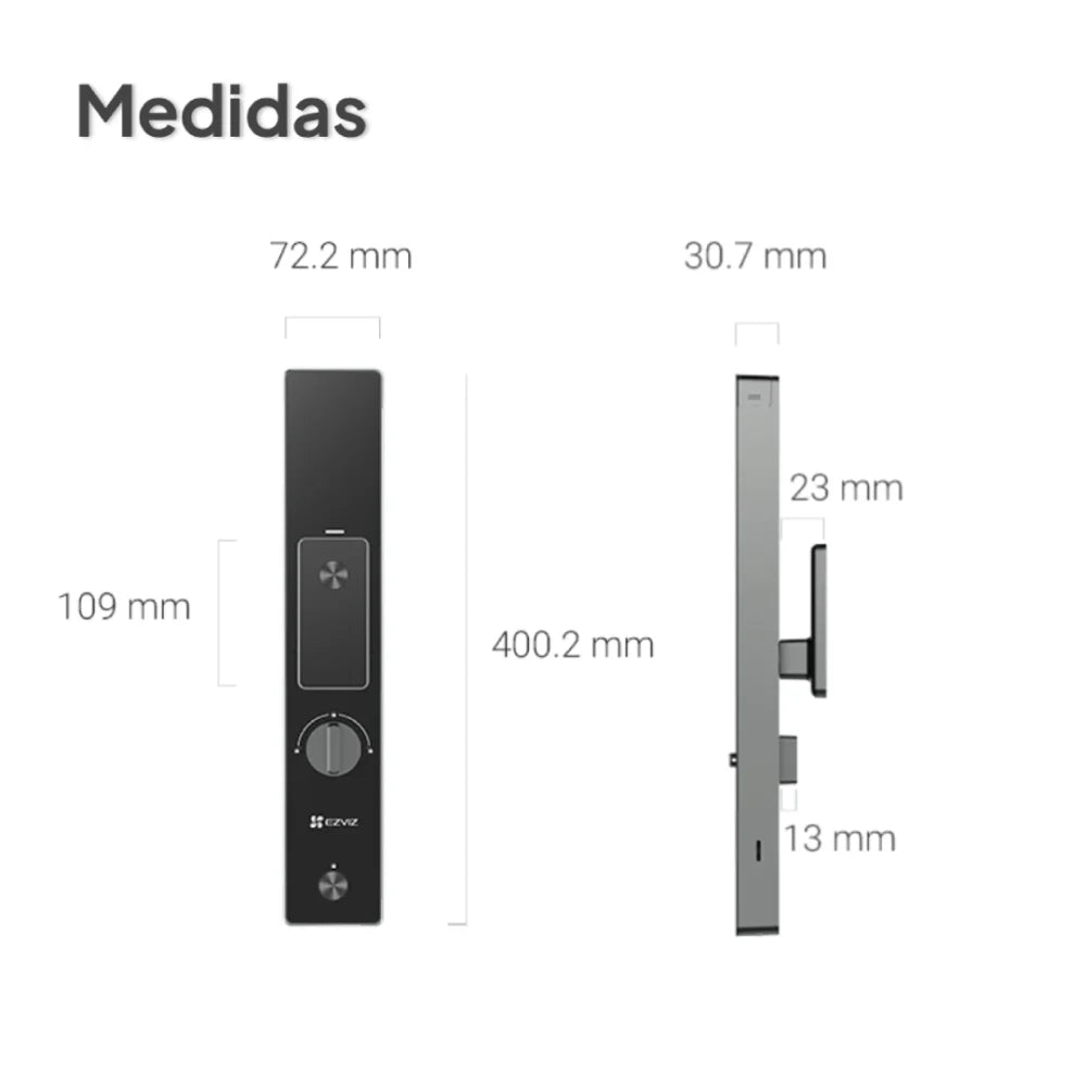 EZVIZ DL50FVS Cerradura Inteligente Wifi Con Reconocimiento Facial