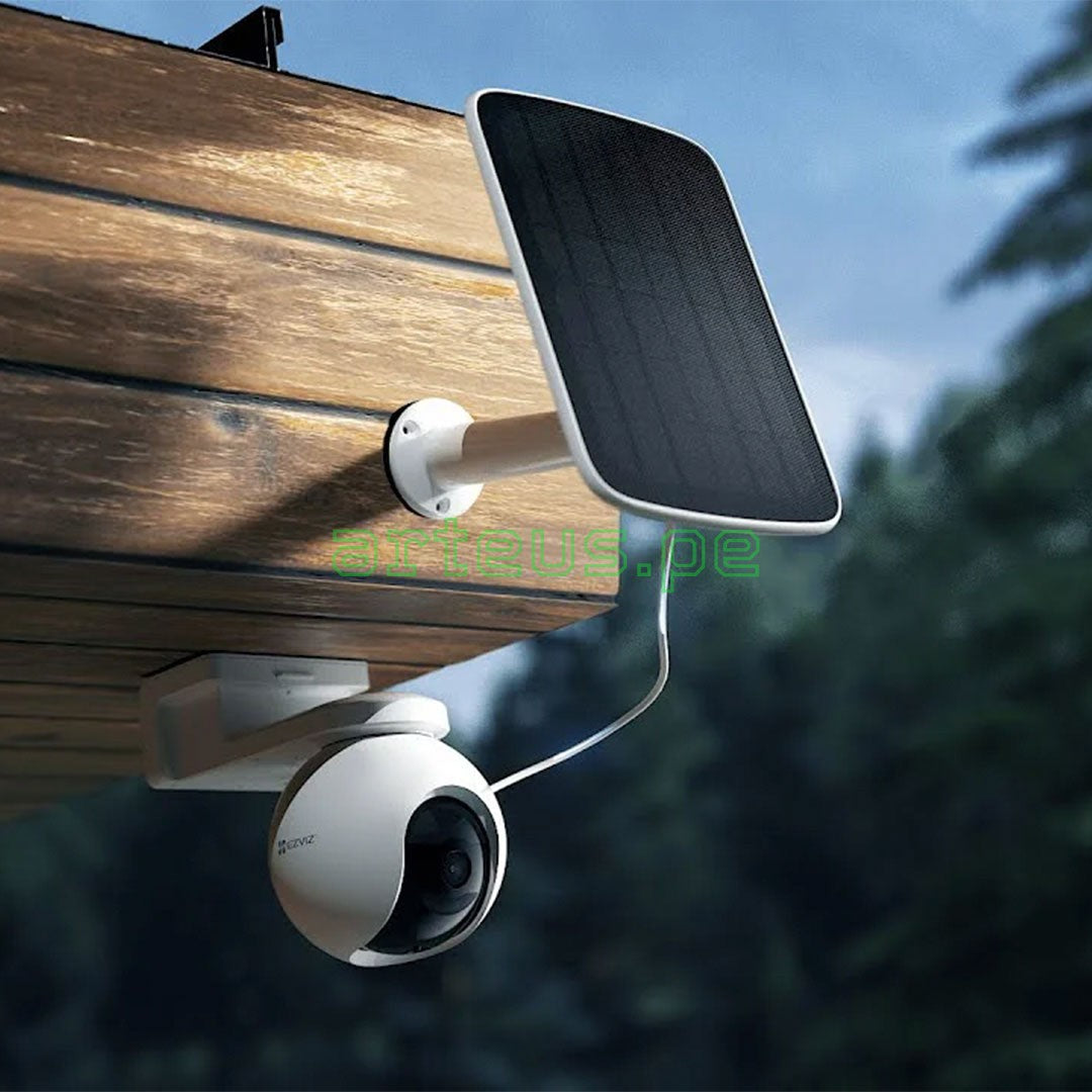 EZVIZ EB8 4G LTE Cámara de Seguridad PT Exterior 3MP 2K con Panel Solar