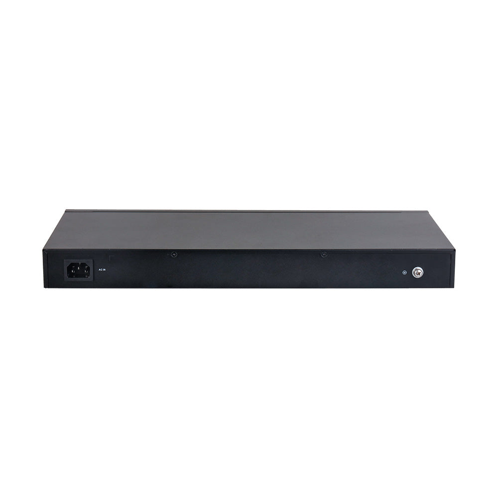 DAHUA CS4226-24ET-240 Switch Cloud 24 Puertos POE 10/100Mbps, 2Uplink Giga, 2SFP, 240w. Administra en nube, Capa 2