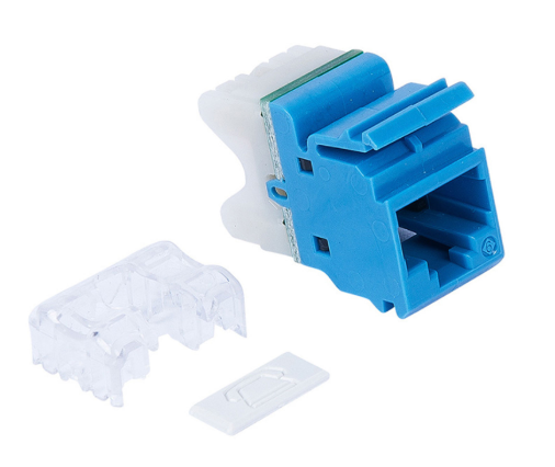 SIEMON MX6-06B, Jack cat6 angular azul