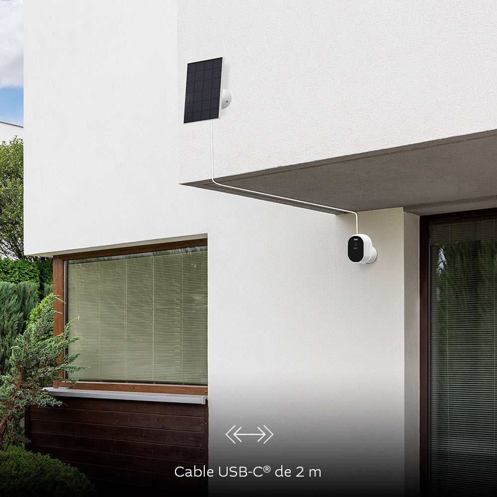 NEXXT SOLUTIONS NHC-OF20S Cámara de Seguridad WIFI 2K+ 4MP con Panel Solar