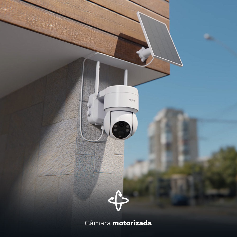 NEXXT SOLUTIONS NHC-OP20S Cámara de Seguridad WIFI 3MP con Panel Solar