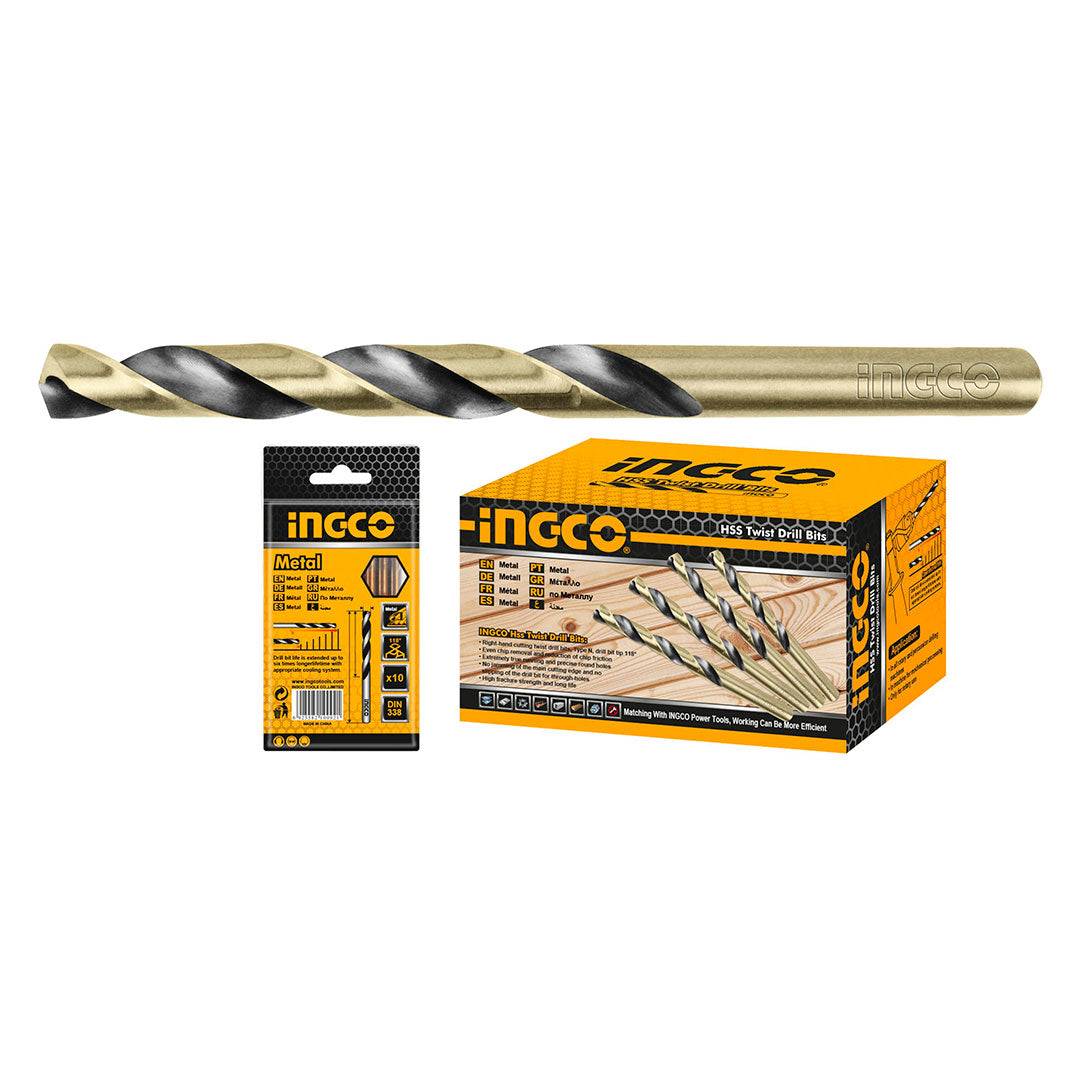 INGCO DBT1100303 Broca fierro 3.0mm (61mm) 10pcs