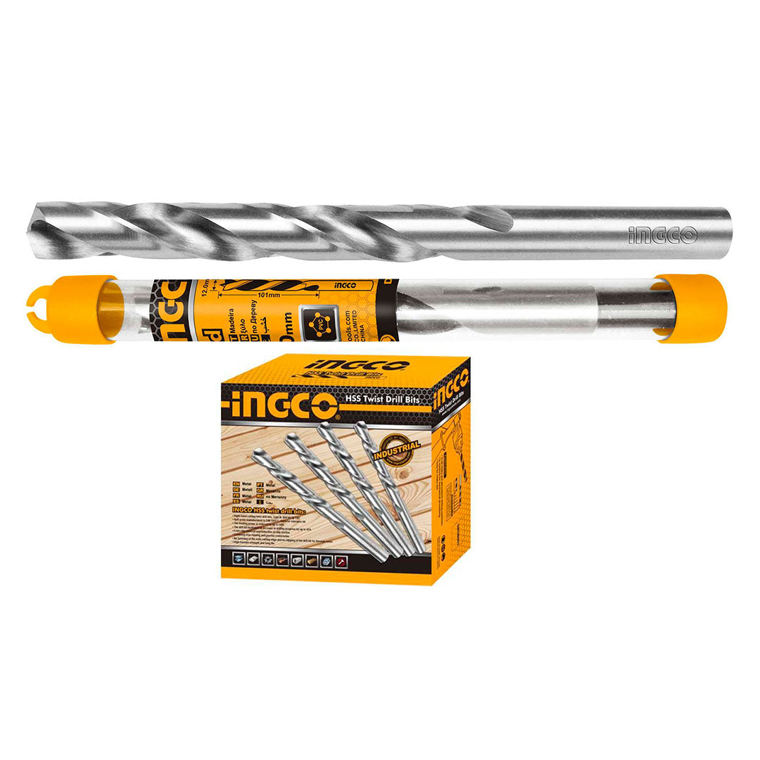 INGCO DBT1111201 Broca reforzada para metal HSS M2 12.0mm