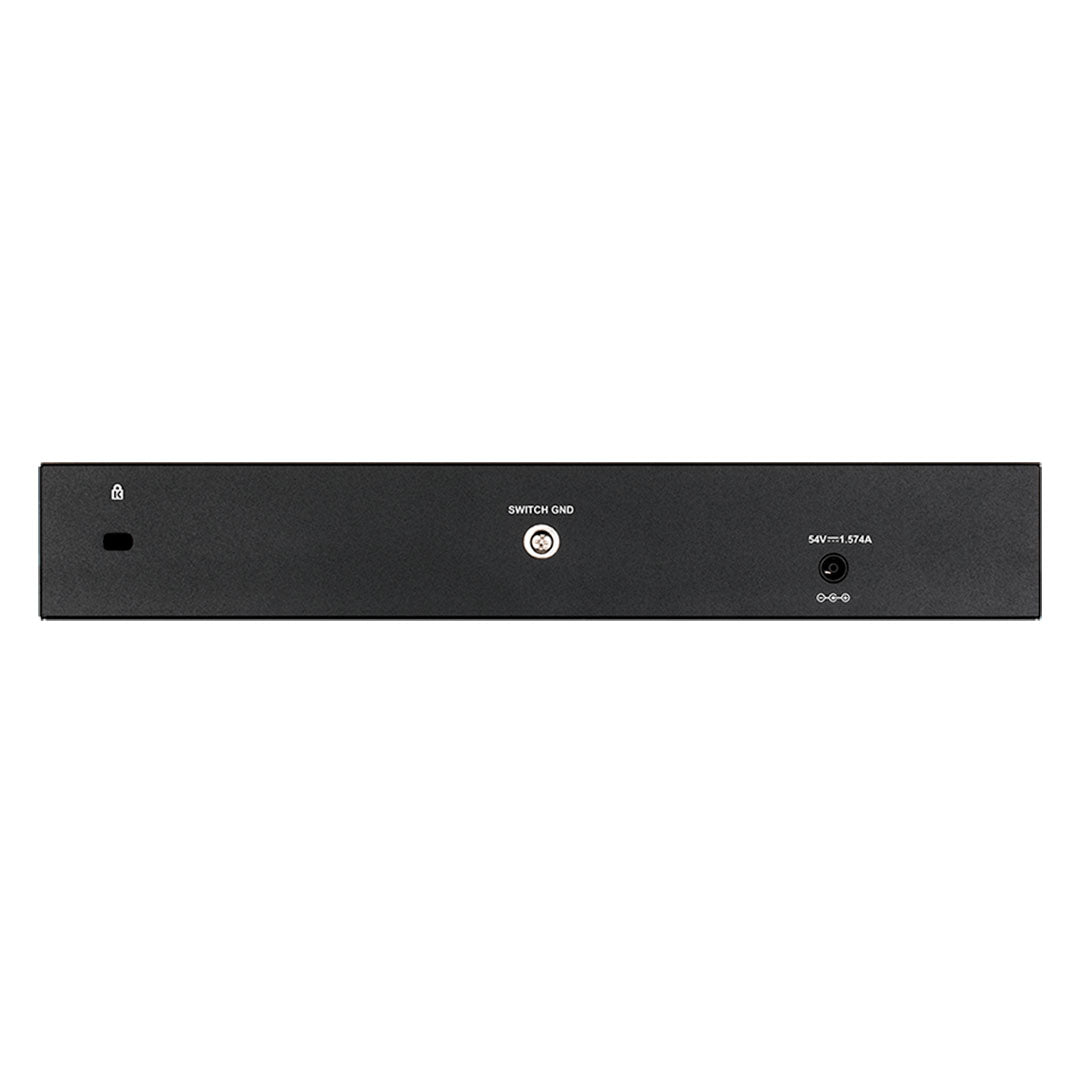 D-LINK DGS-1210-10P Switch de 8 puertos PoE 10/100/1000BASE-T + 2 puertos gigabit SFP/L2 65W