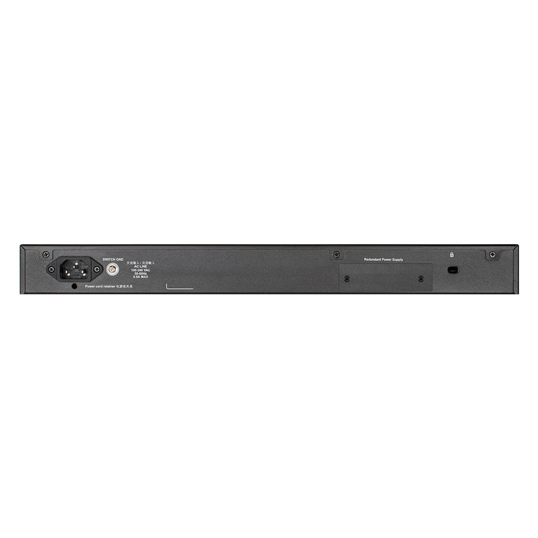 D-LINK  DGS-1520-52MP Switch 52 puertos 44 x gigabit PoE, 4 x 2.5Gbase-T PoE, 2 x 10Gbase-T y 2 x 10G SFP