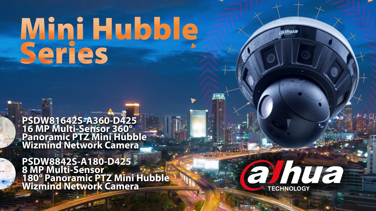 DAHUA PSDW81642S-A360-D425 Cámara de seguridad IP PTZ Multisensor 8x2MP 360°