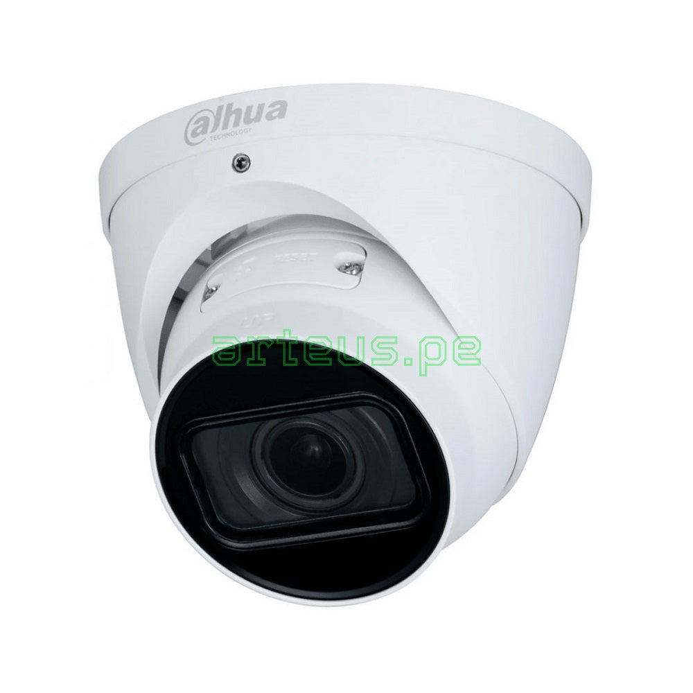 Cámara de seguridad tipo domo Dahua blanca para videovigilancia y protección electrónica