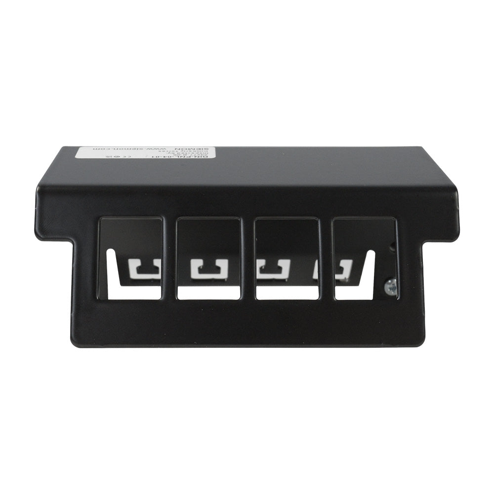 SIEMON DIN-PNL-04-01 Patch Panel riel DIN para 4puertos individuales MAX