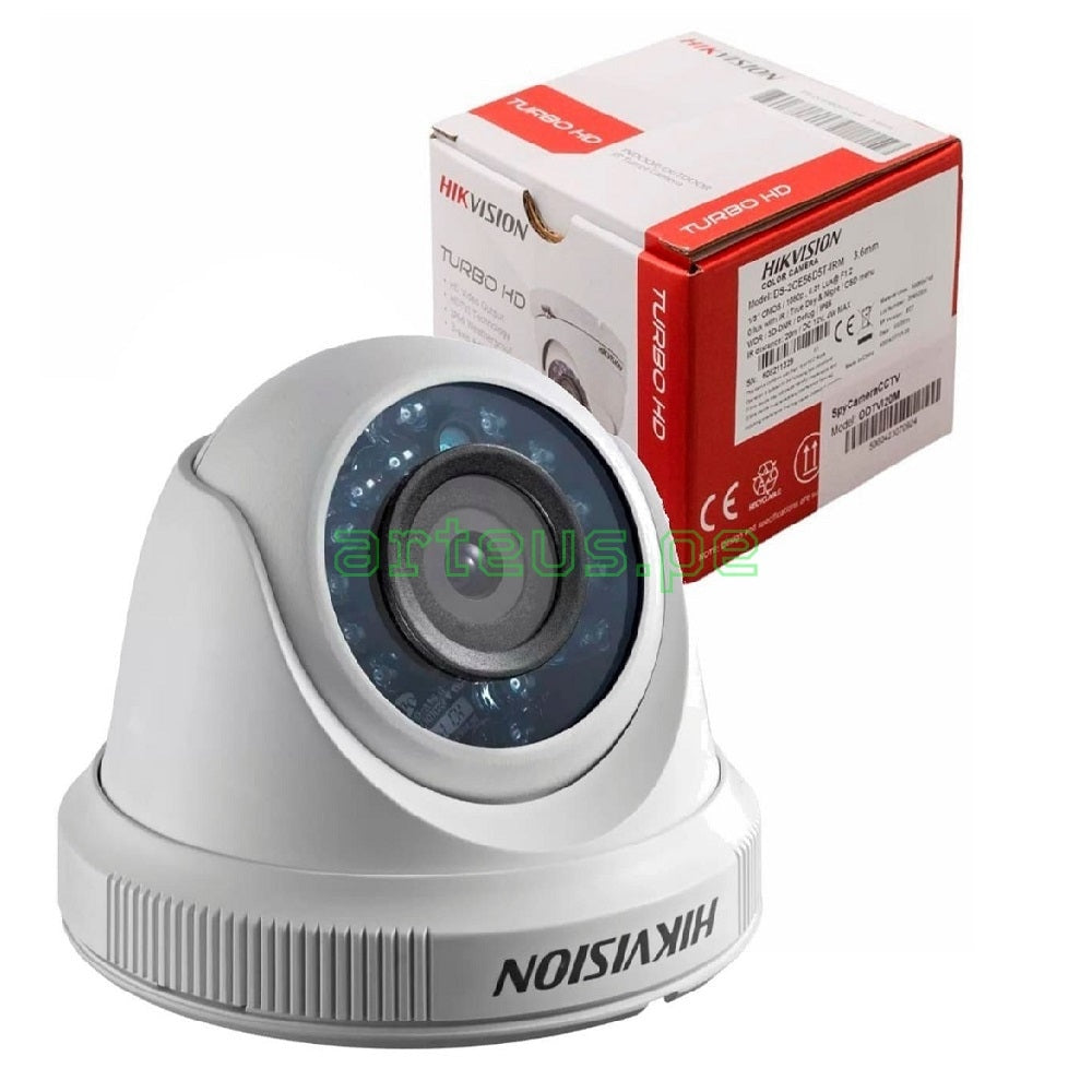 HIKVISION DS-2CE56C0T-IRPF Cámara de Seguridad HD Lente Fijo IR20