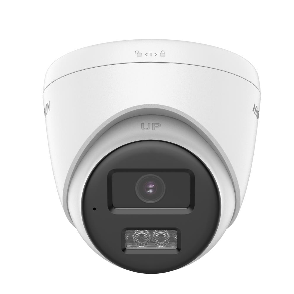 HIKVISION DS-2CE78K0T-LXTS Cámara de Seguridad 3K Lente Fijo IR40 Audio 2 Vías Sirena