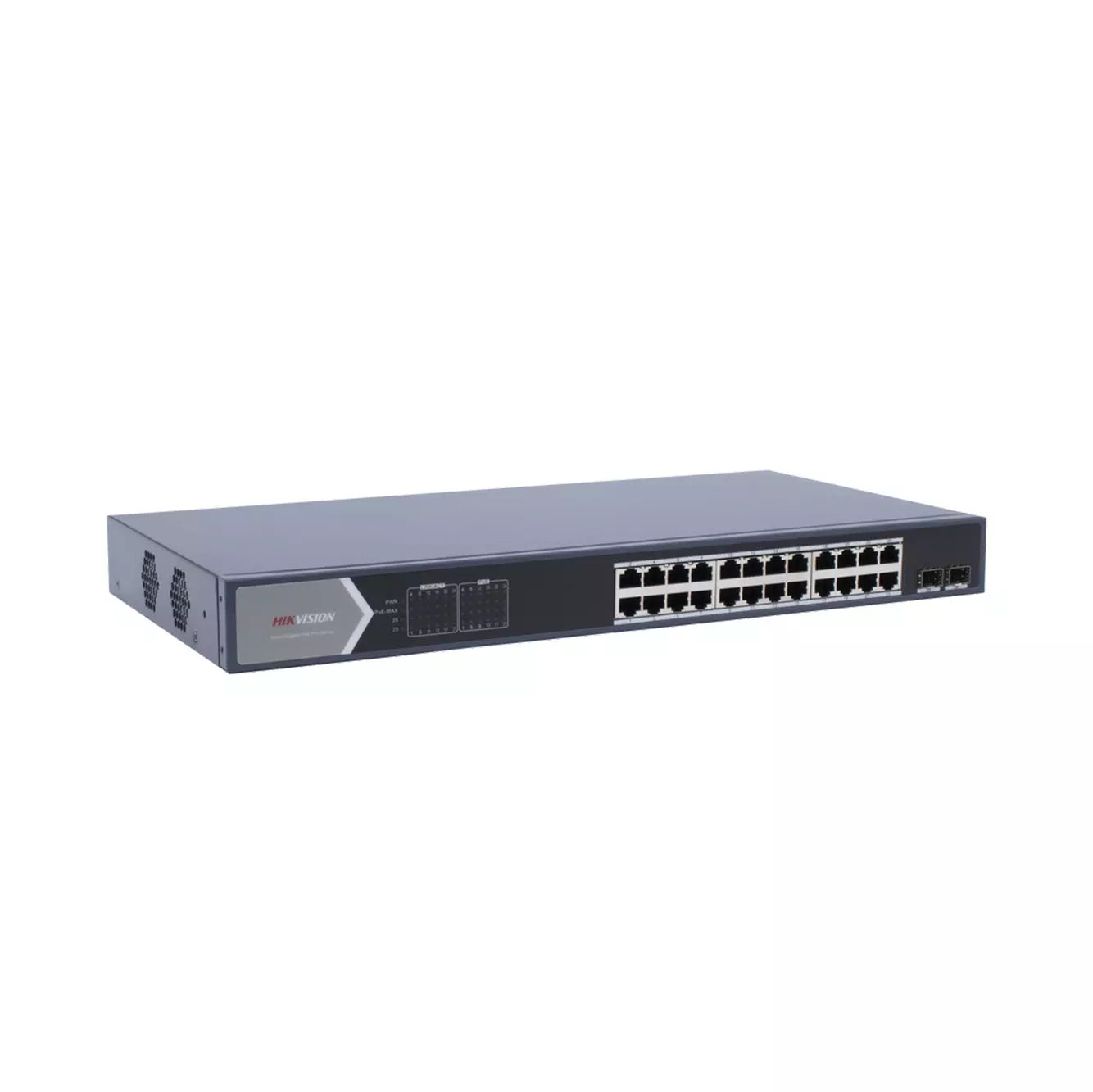 HIKVISION DS-3E1526P-SI Switch Smart Administrable 24 Puertos PoE Gigabit 2Uplink Watchdog