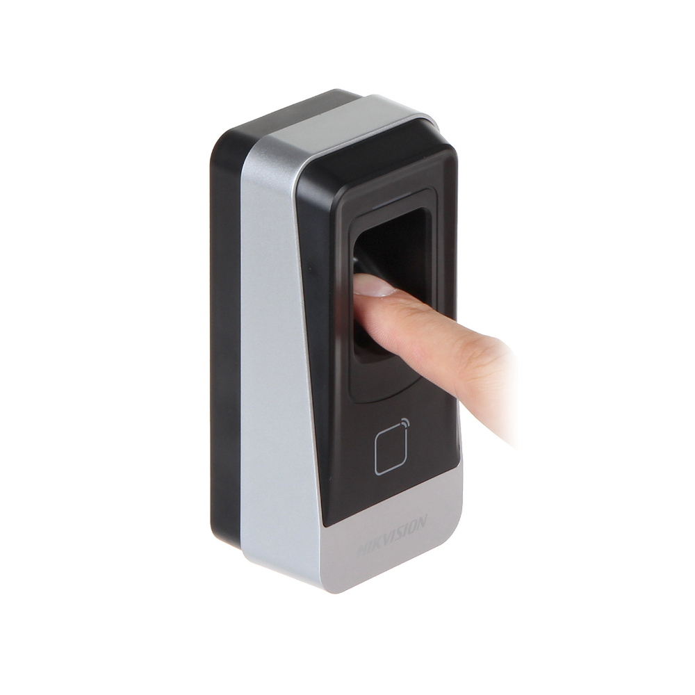 HIKVISION DS-K1201AEF Lectora Esclava de Tarjeta de Proximidad y Huellas