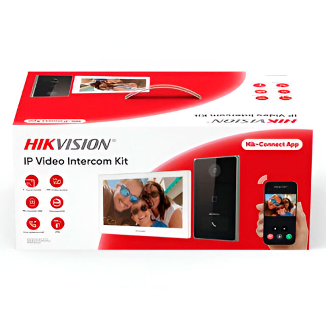 HIKVISION DS-KIS608-P Kit Videoportero IP PoE 7" HD