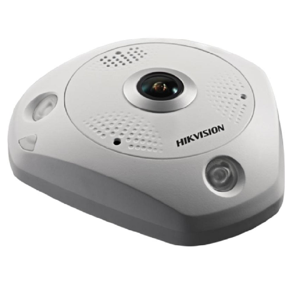 HIKVISION DS-2CD6365G0-IVS Cámara de seguridad IP 6MP ojo de pez 360º IR15