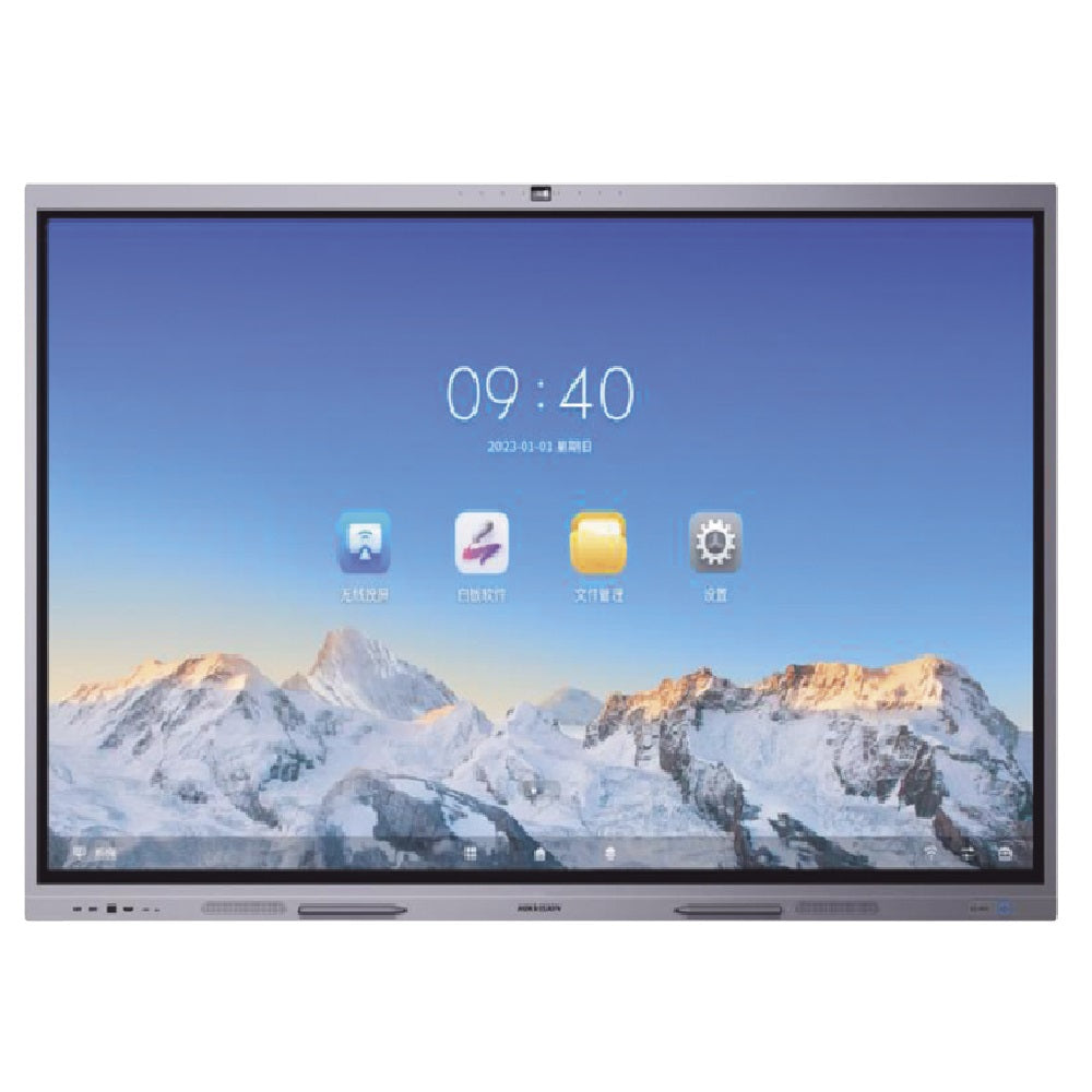 HIKVISION DS-D5C86RB/B Pantalla Pizarra Interactiva 4K 86" 8GB con Cámara