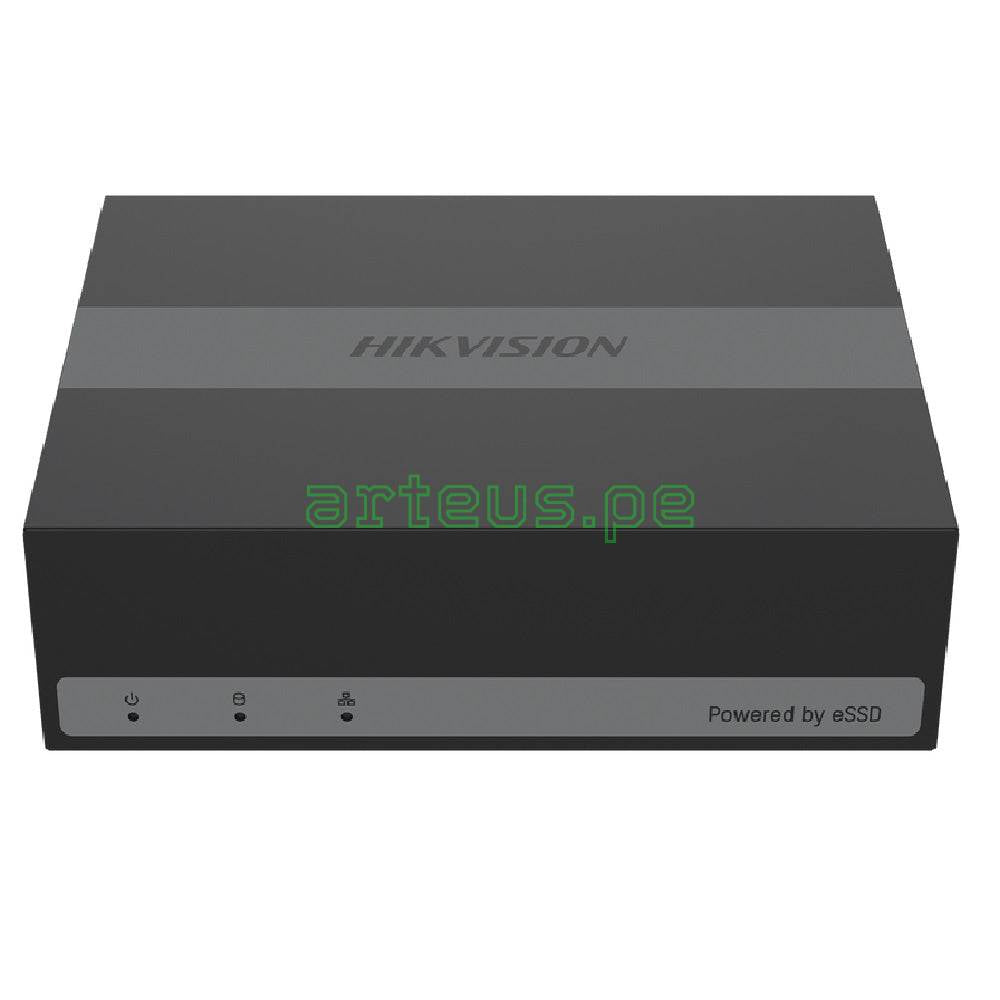 HIKVISION DS-E04HQHI-D DVR grabador de 4 canales 1080P ACUSENSE eSSD incluido