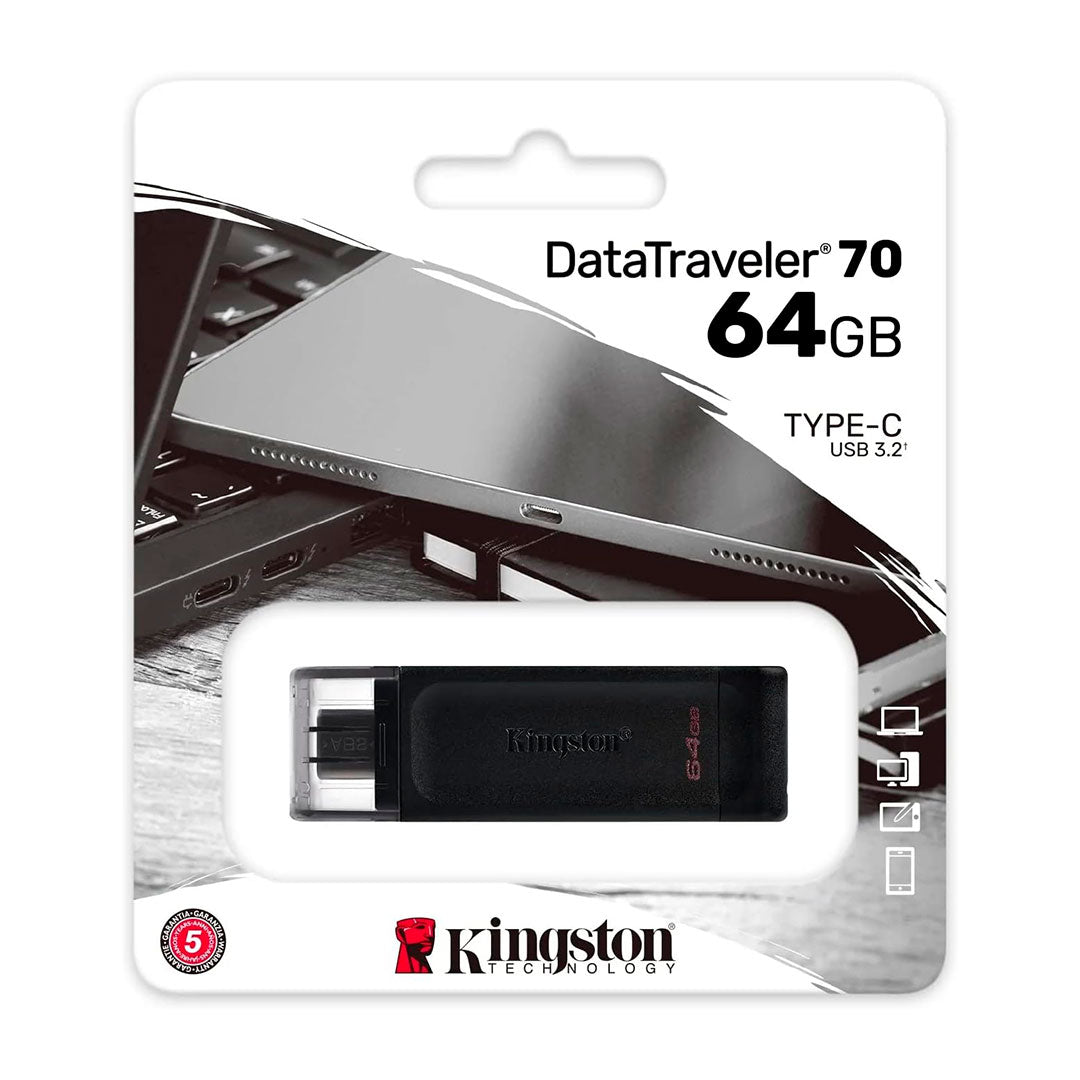 KINGSTON DT70/64GB Memoria USB-C 3.2 64GB