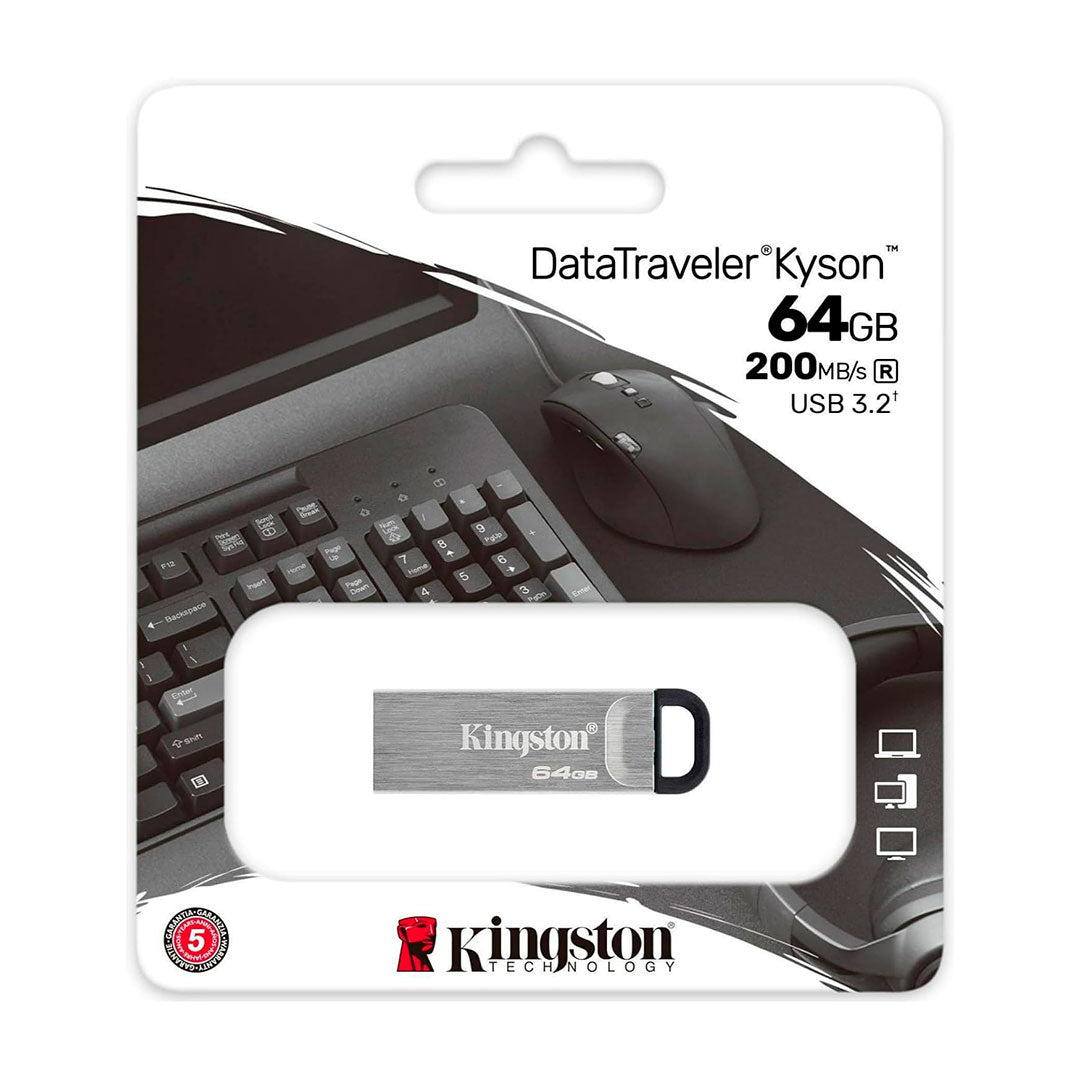 KINGSTON DTKN/64GB KYSON Memoria USB 3.2 64GB
