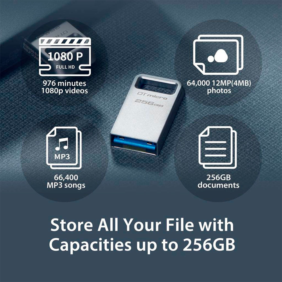 KINGSTON DTMC3G2/128G Memoria Micro USB 128GB Metal