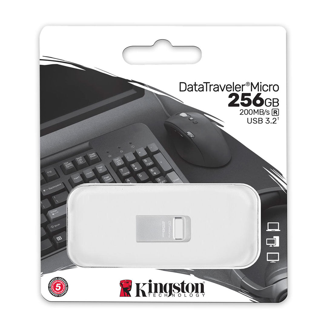KINGSTON DTMC3G2/256GB Memoria Micro USB 256GB Metal